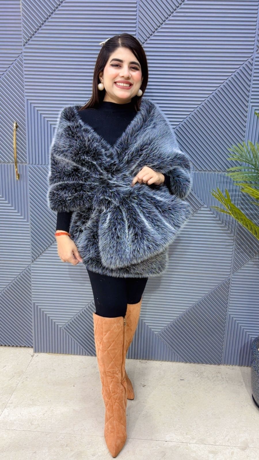 PREMIUM STOLE PONCHU GGR3863