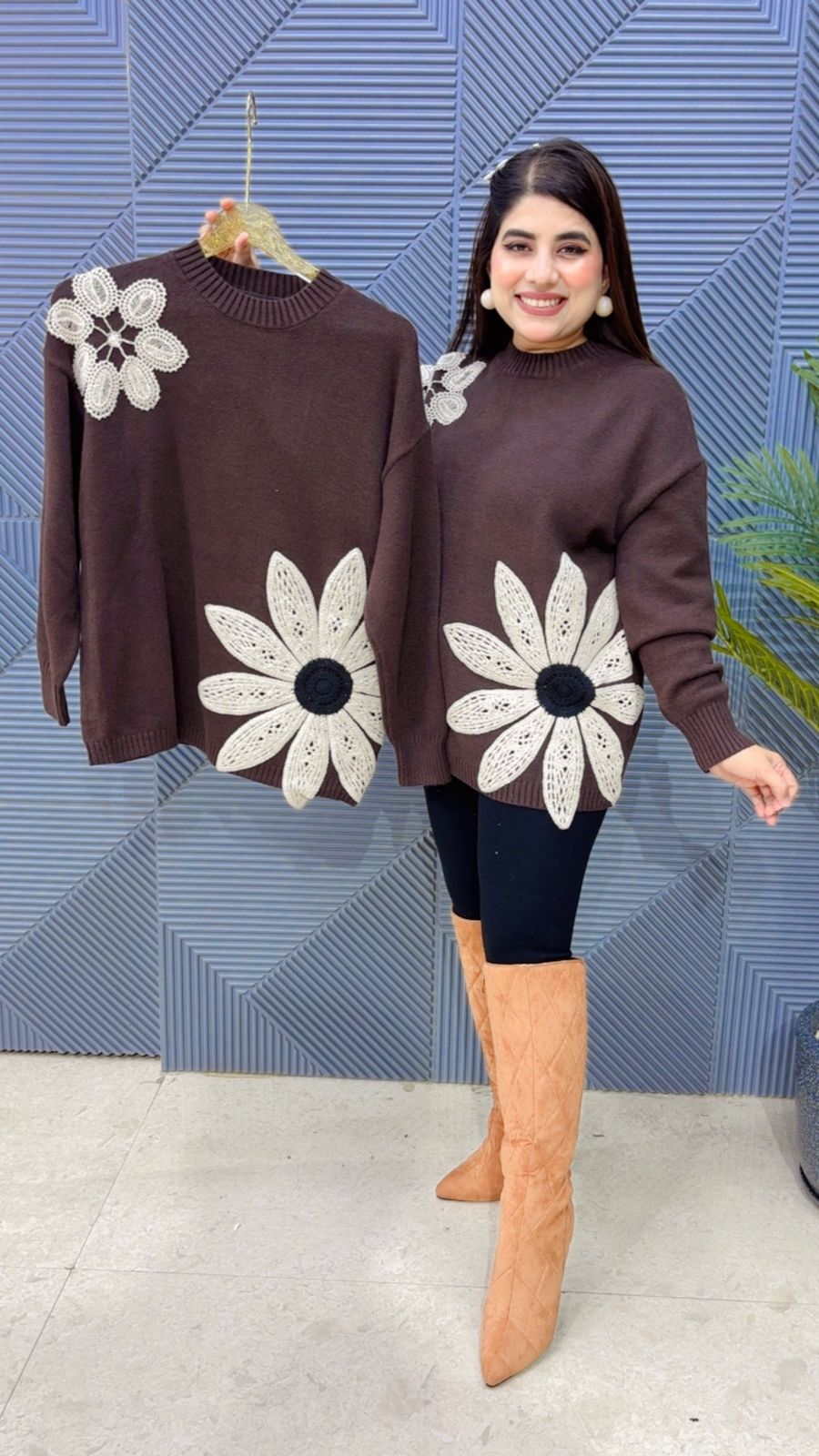 BEAUTIFUL FLOWER TOP GGR3864