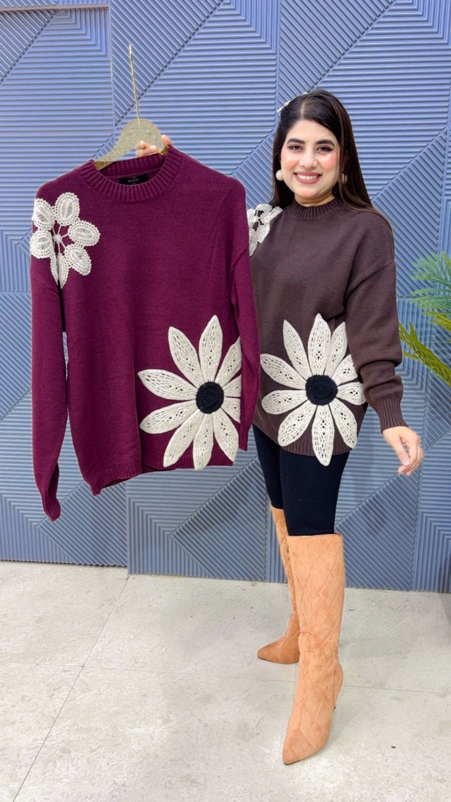 BEAUTIFUL FLOWER TOP GGR3864