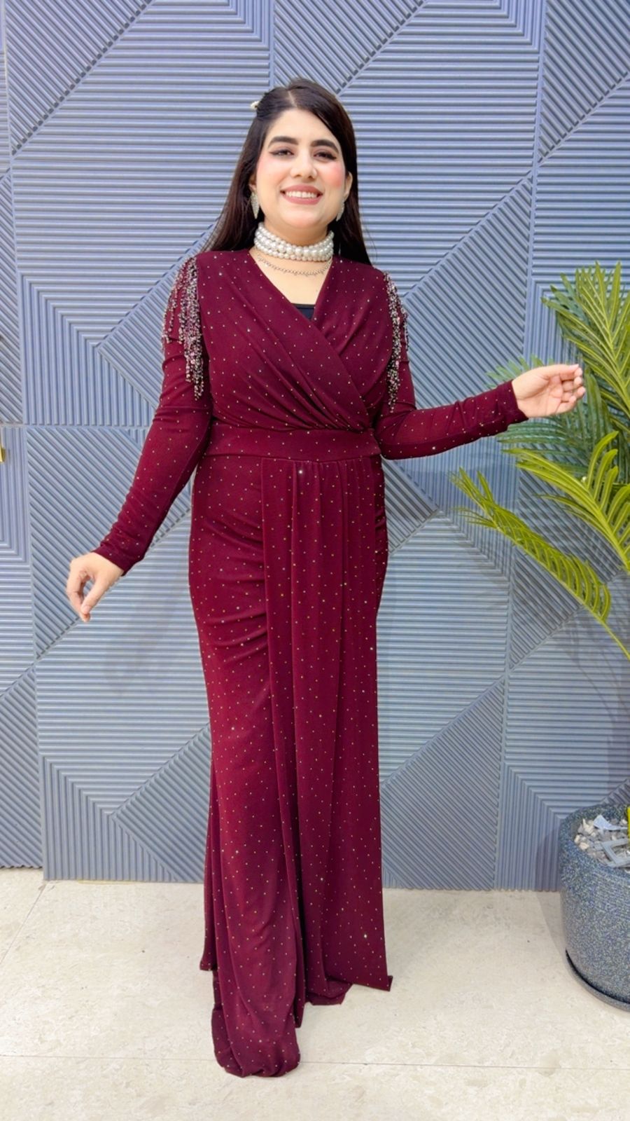 BEAUTIFUL DHOTI DRESS GGR3883