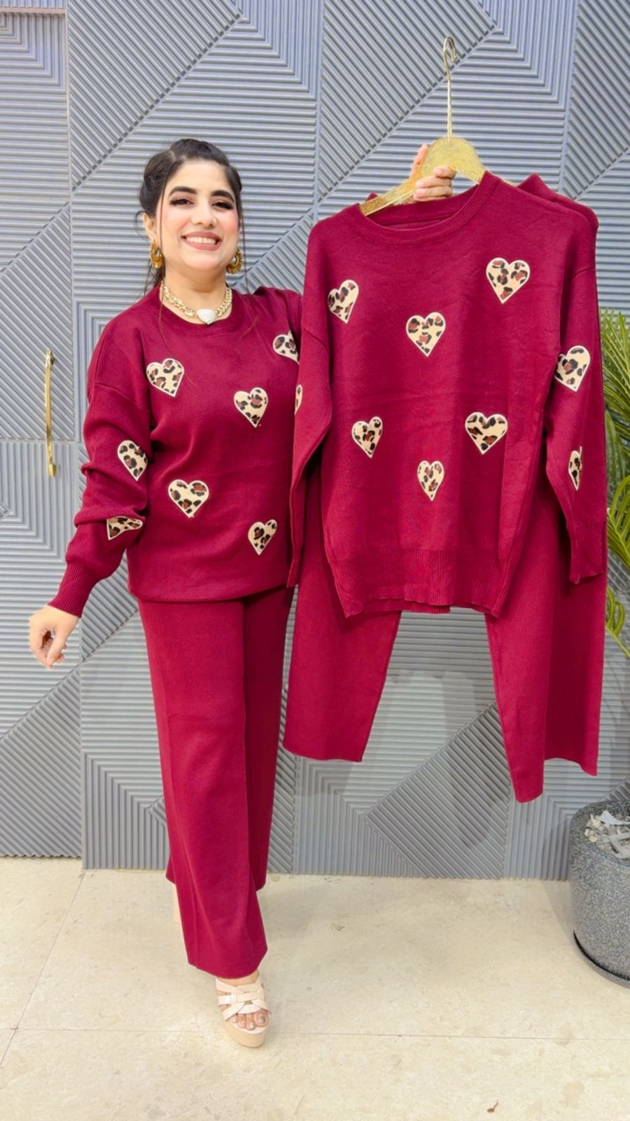 BEAUTIFUL HEART CORD SET GGR3902