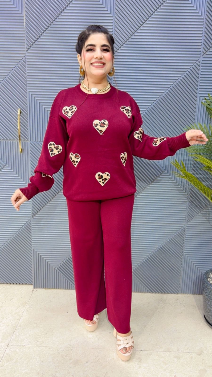 BEAUTIFUL HEART CORD SET GGR3902