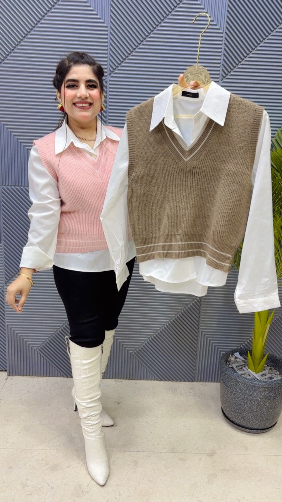 BEAUTIFUL BOSSY TWO PIECE SHIRT GGR3910