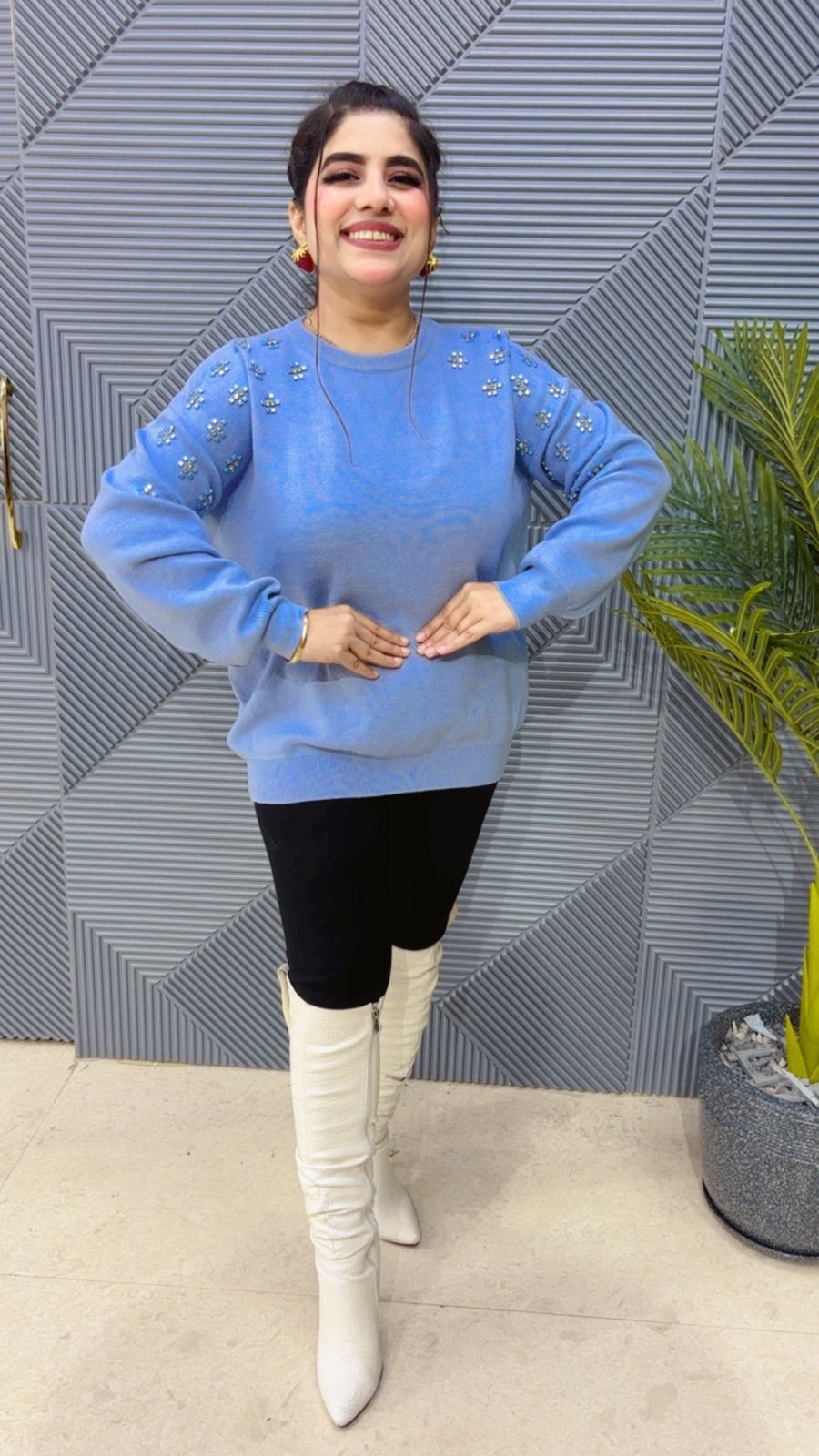 PREMIUM STUDDED WORK TOP GGR3913