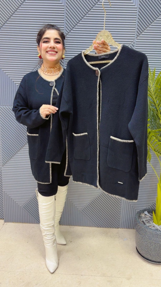 BEAUTIFUL QUERSIA CARDIGAN WITH SINGAL BOTTON GGR3816