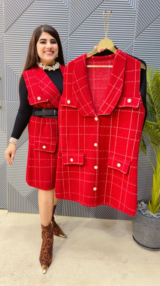 BEAUTIFUL TWO PIECE SET DRESS GGR3923