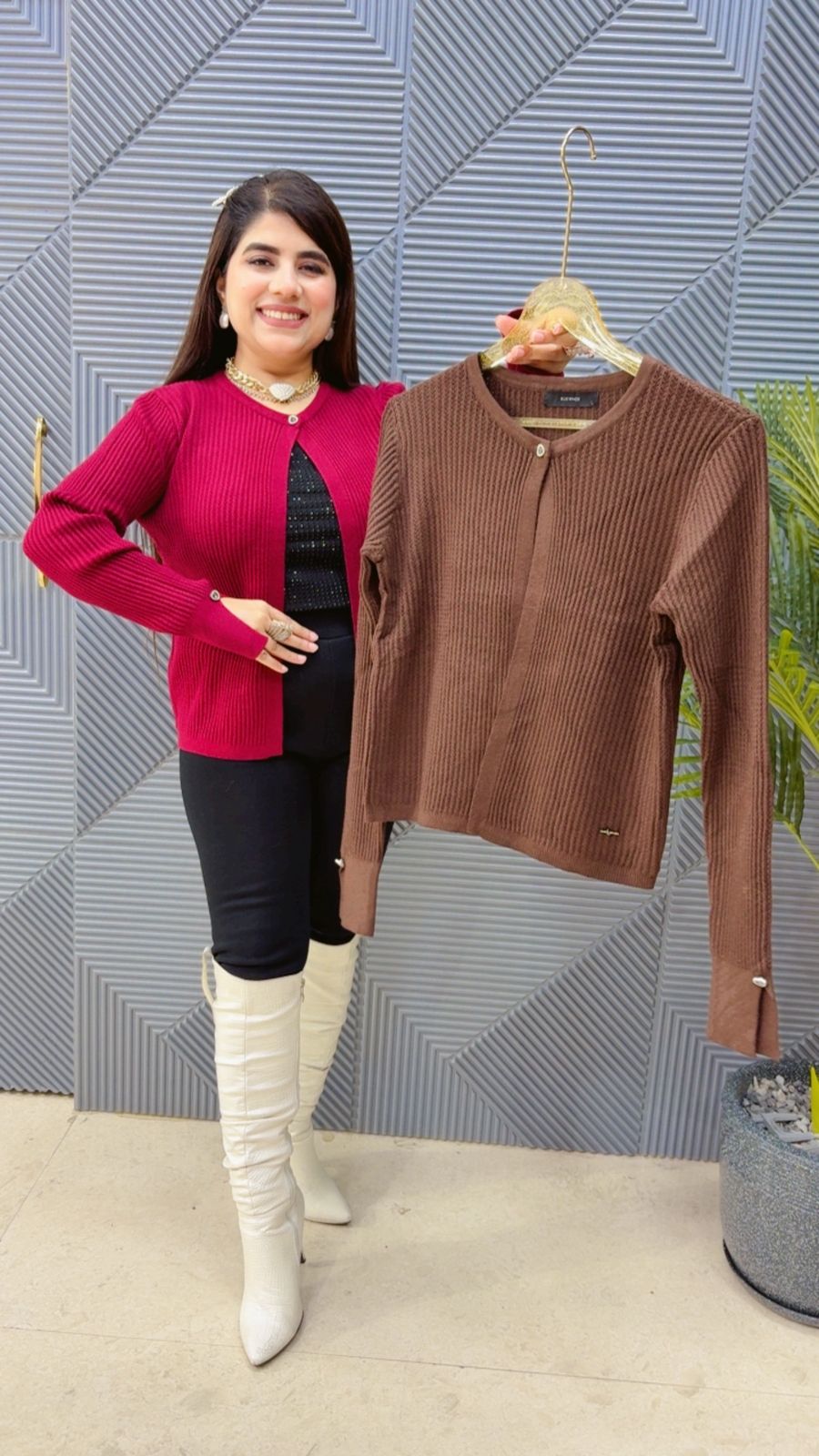 PREMIUM WINTERWEAR SHRUG GGR3948