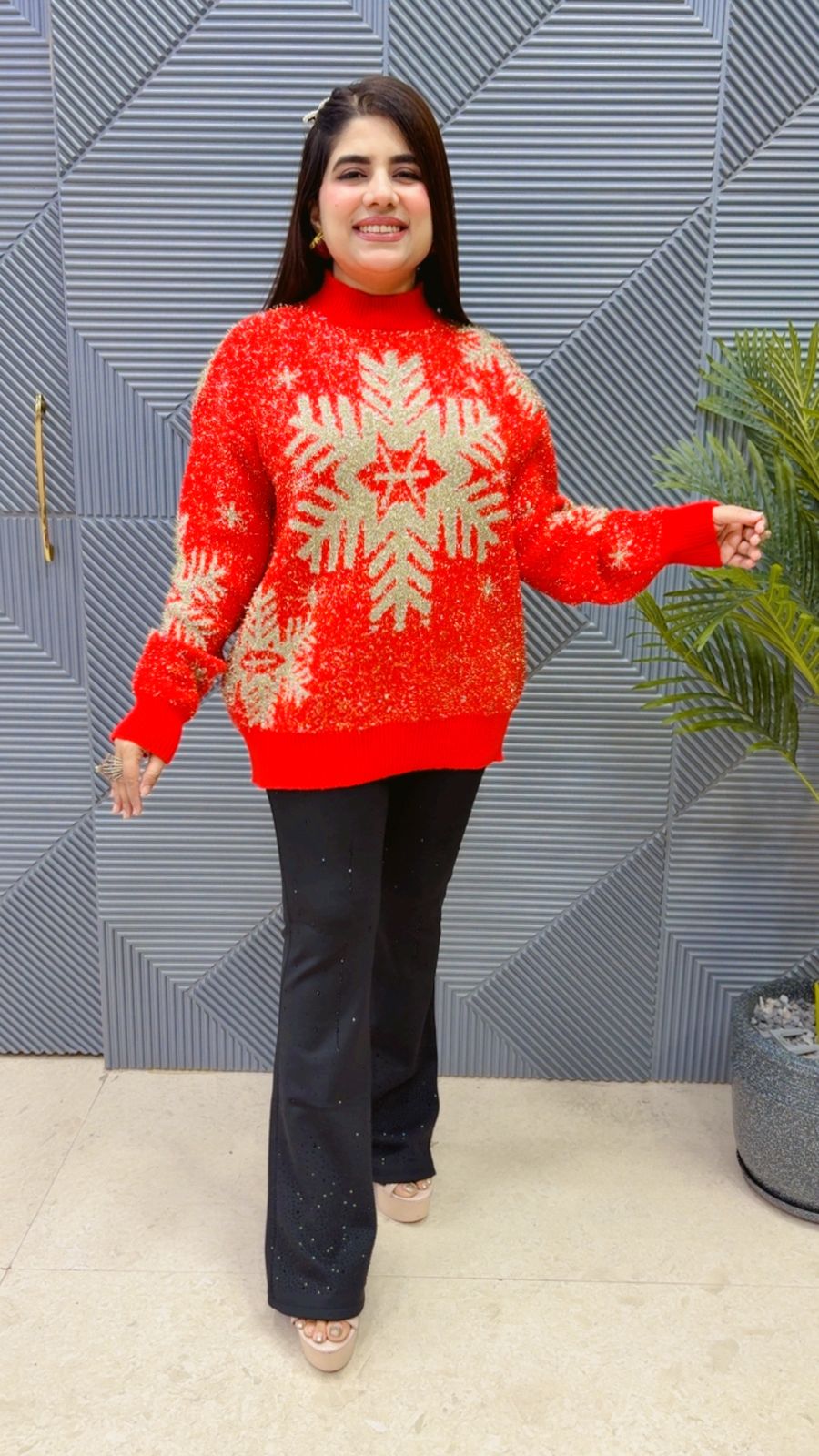 BEAUTIFUL CHRISTMAS TOP GGR3957