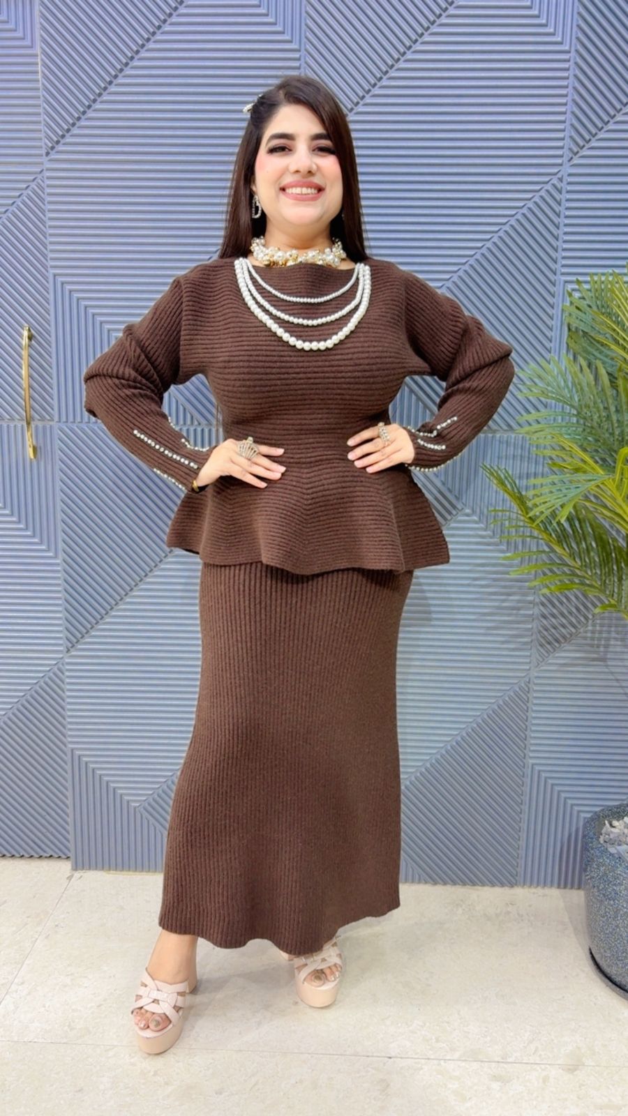 BEAUTIFUL POPLIN SKIRT SET GGR3979