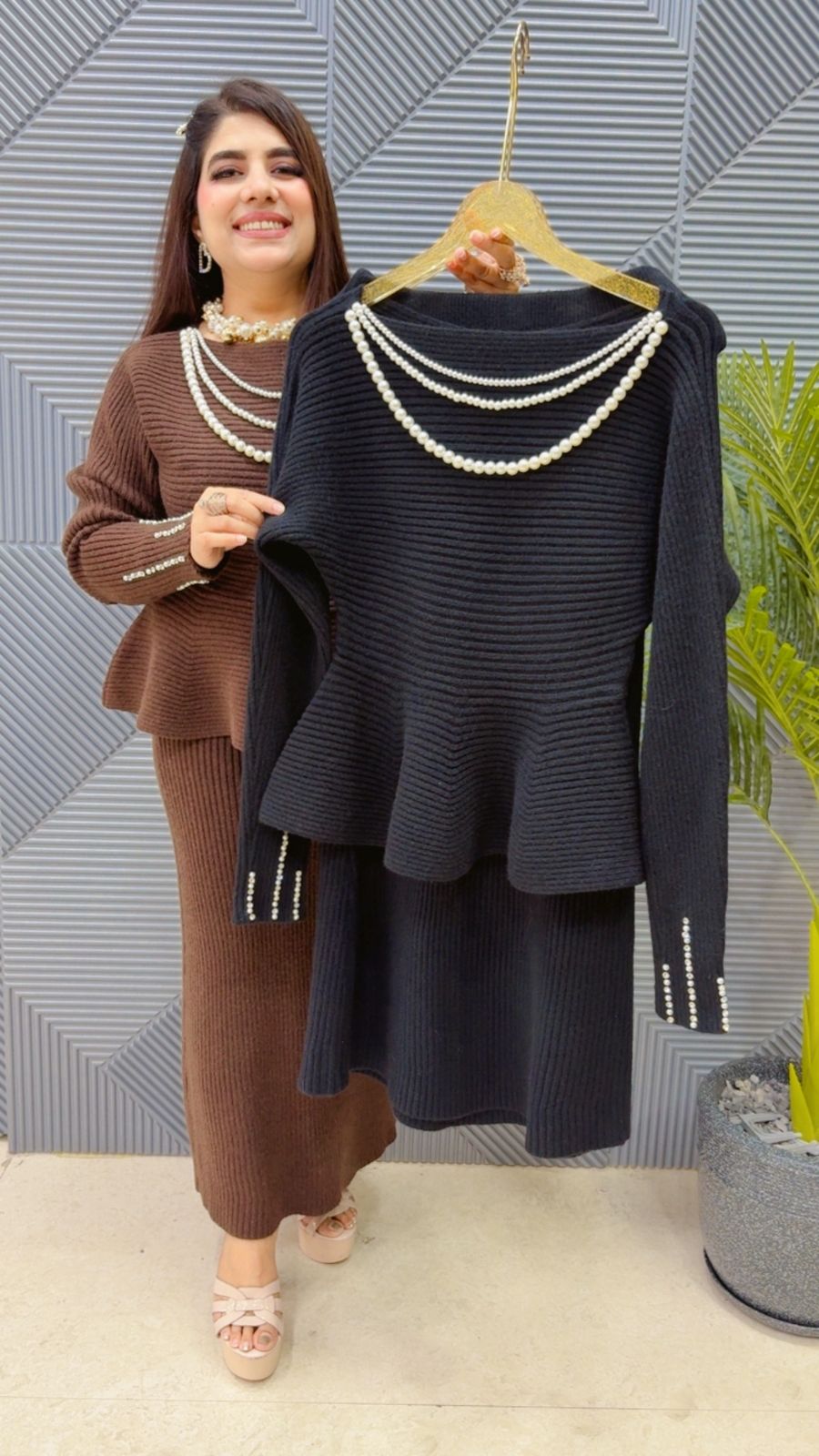 BEAUTIFUL POPLIN SKIRT SET GGR3979