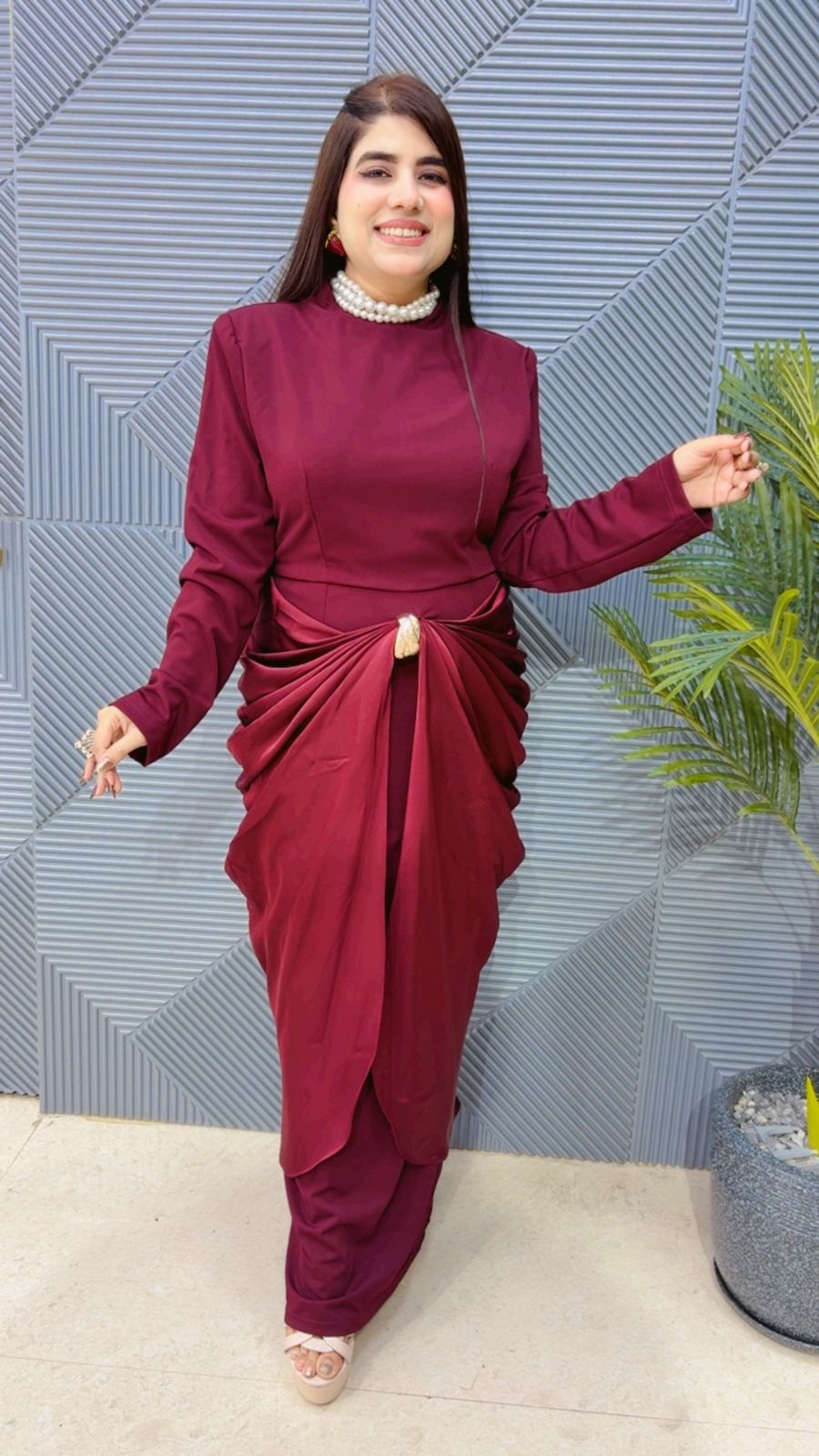 BEAUTIFUL DHOTI DRESS GGR4018