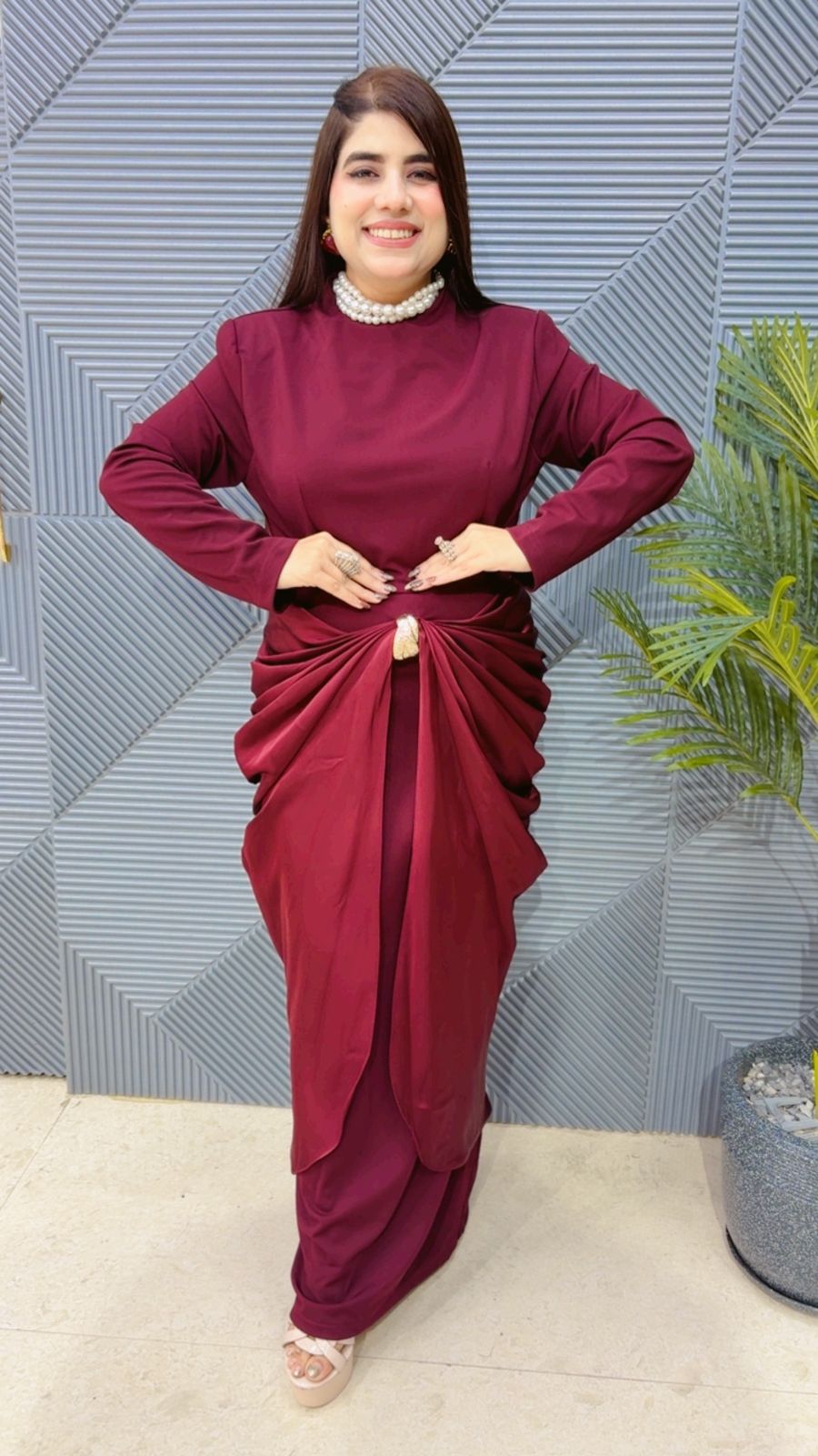 BEAUTIFUL DHOTI DRESS GGR4018