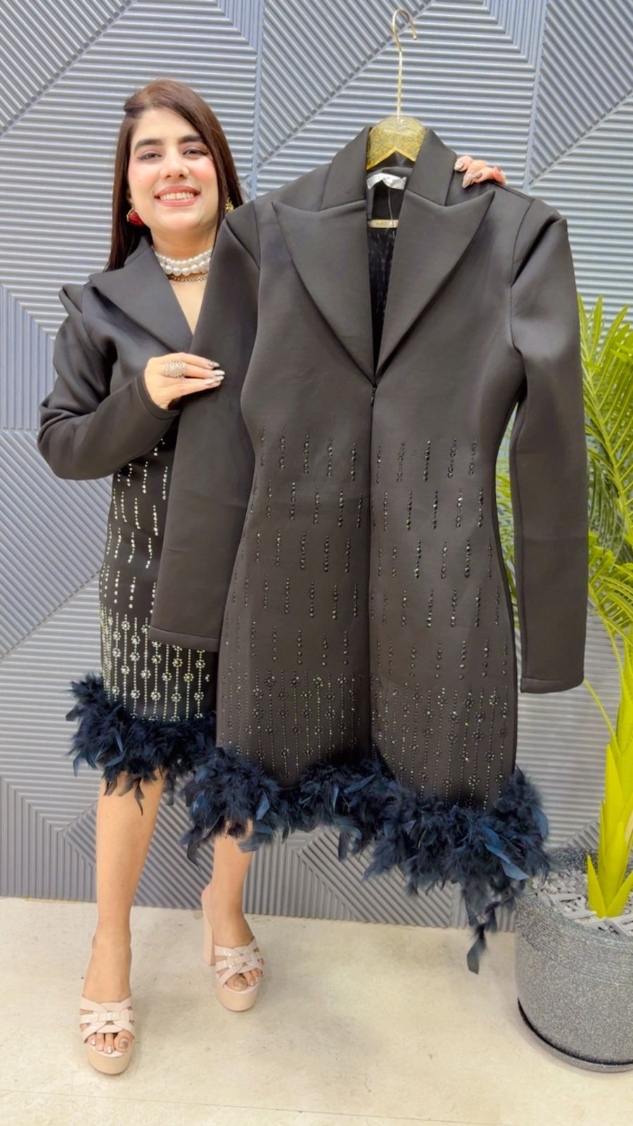 BEAUTIFUL BLAZER DRESS GGR4019