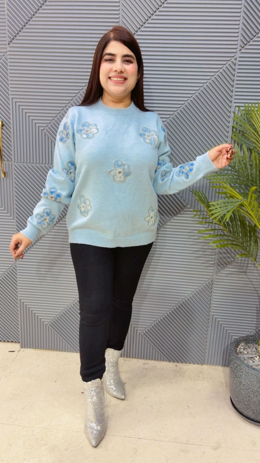 BEAUTIFUL FLOWER  TOP GGR4024