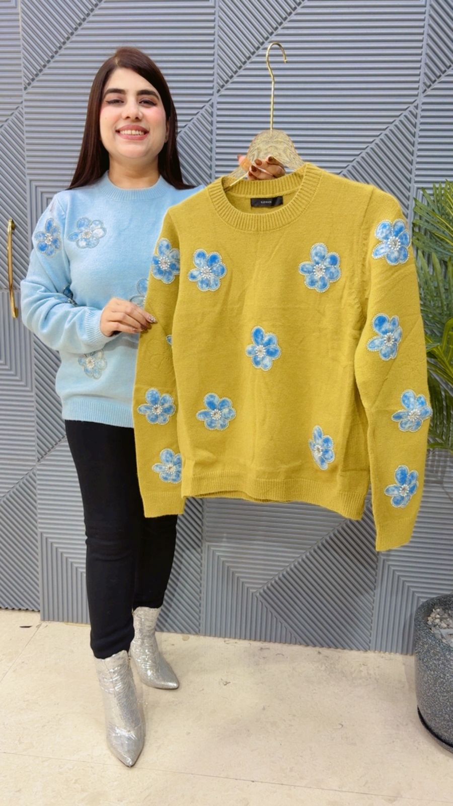 BEAUTIFUL FLOWER  TOP GGR4024