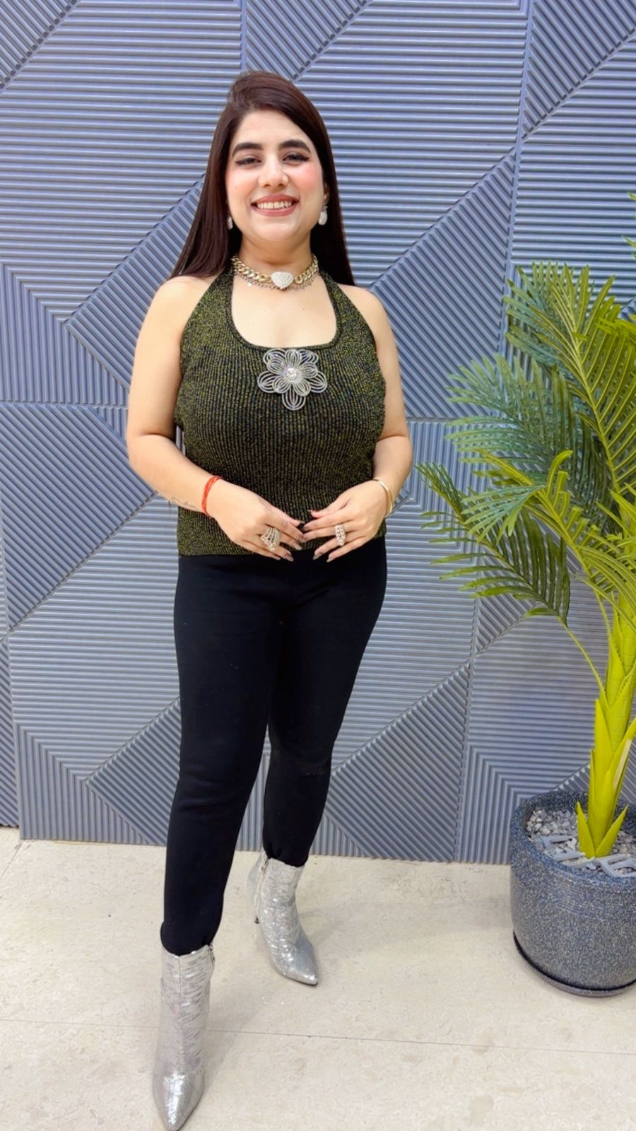 BEAUTIFUL HALTER NECK BUSTIER TOP GGR4026