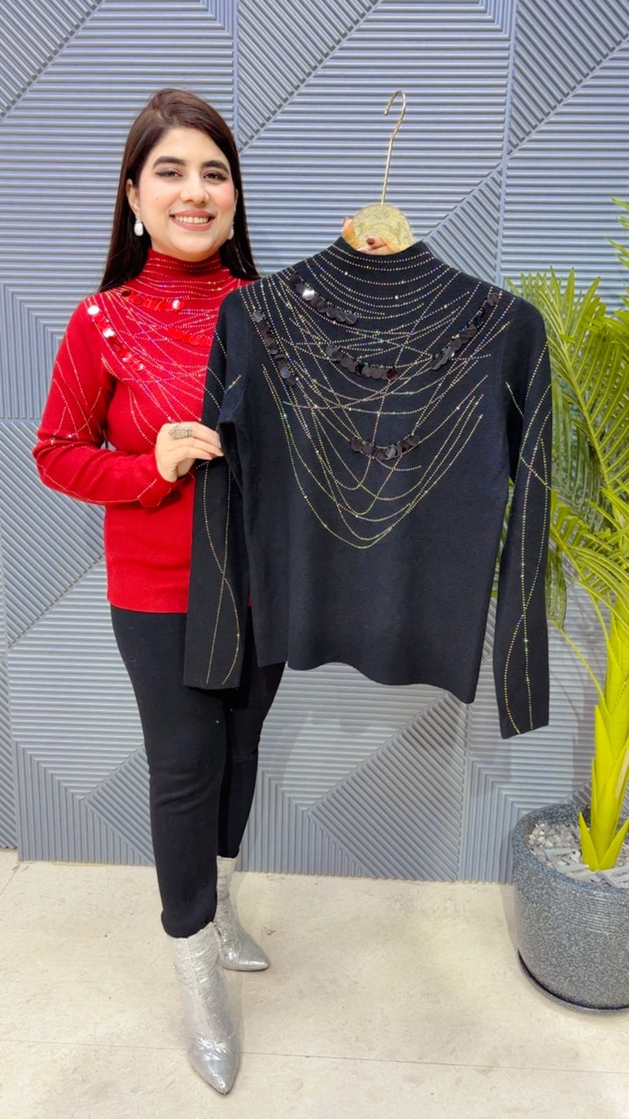 BEAUTIFUL SWAROVSKI TOP GGR4030