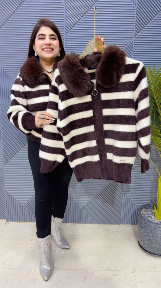 BEAUTIFUL FURR JACKET TOP GGR4033