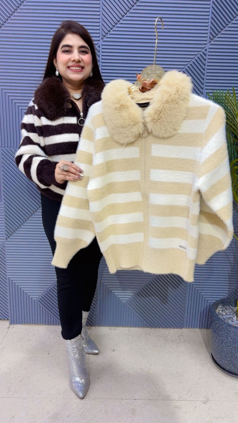 BEAUTIFUL FURR JACKET TOP GGR4033