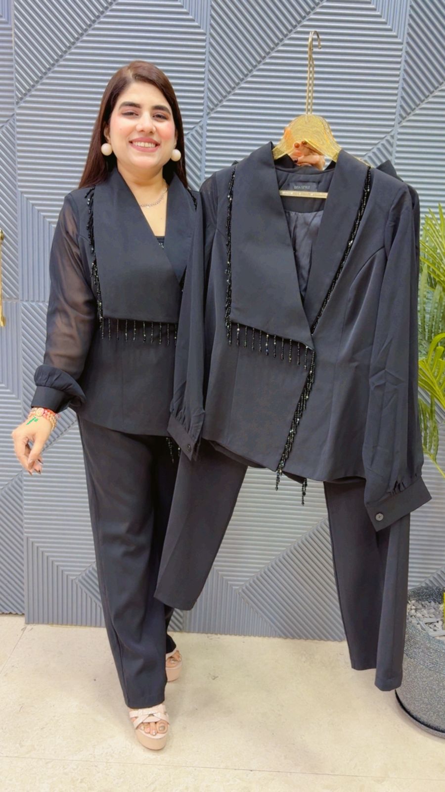 PREMIUM PARTYWEAR BLAZER SET  GGR4049