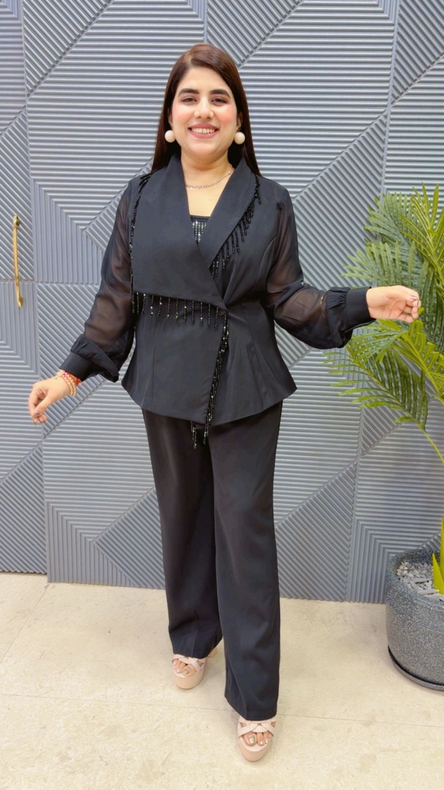 PREMIUM PARTYWEAR BLAZER SET  GGR4049