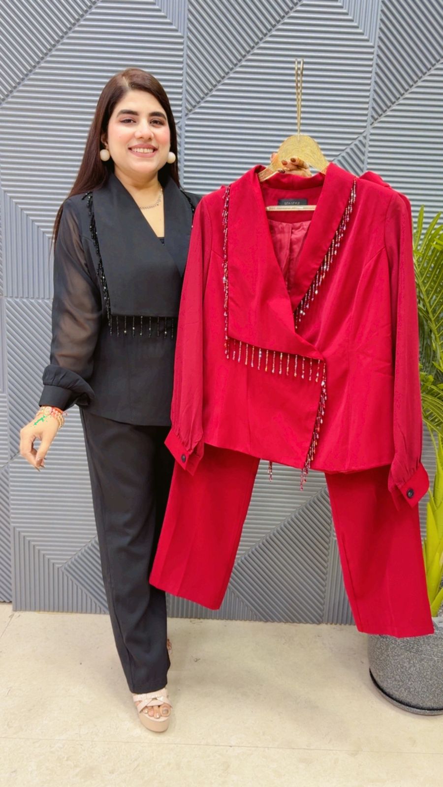 PREMIUM PARTYWEAR BLAZER SET  GGR4049