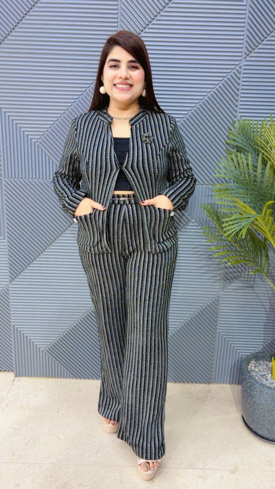 BEAUTIFUL BLAZER SET GGR4055