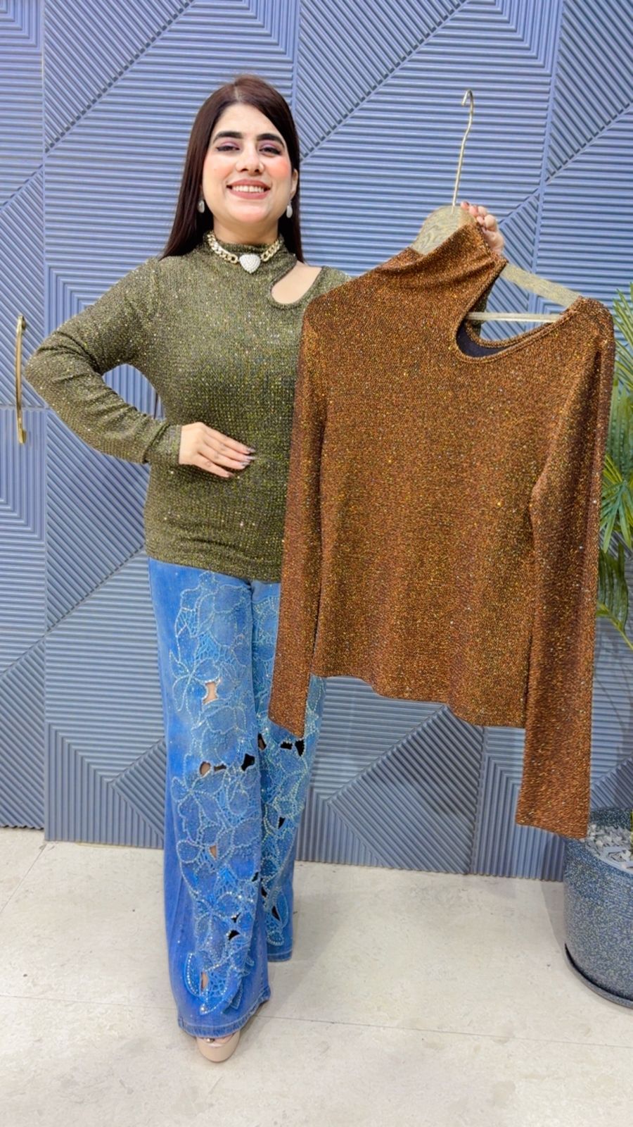 PREMIUM PARTYWEAR TOP GGR4073