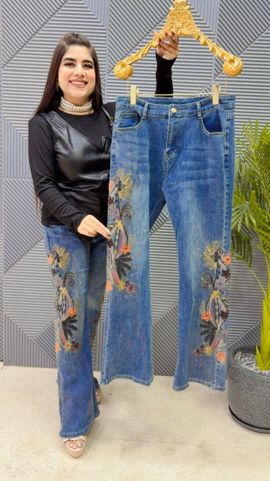 BEAUTIFUL EMBROIDERY JEANS GGR4080