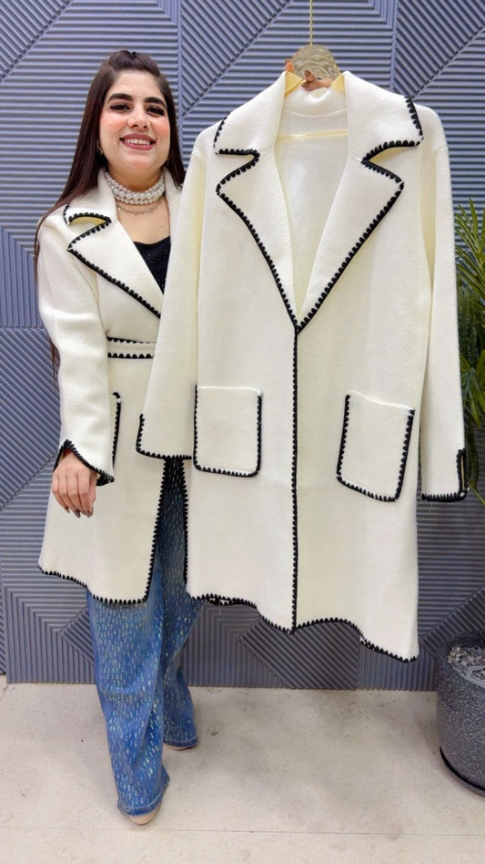 BEAUTIFUL BLAZER COAT WITH BELT GGR4088