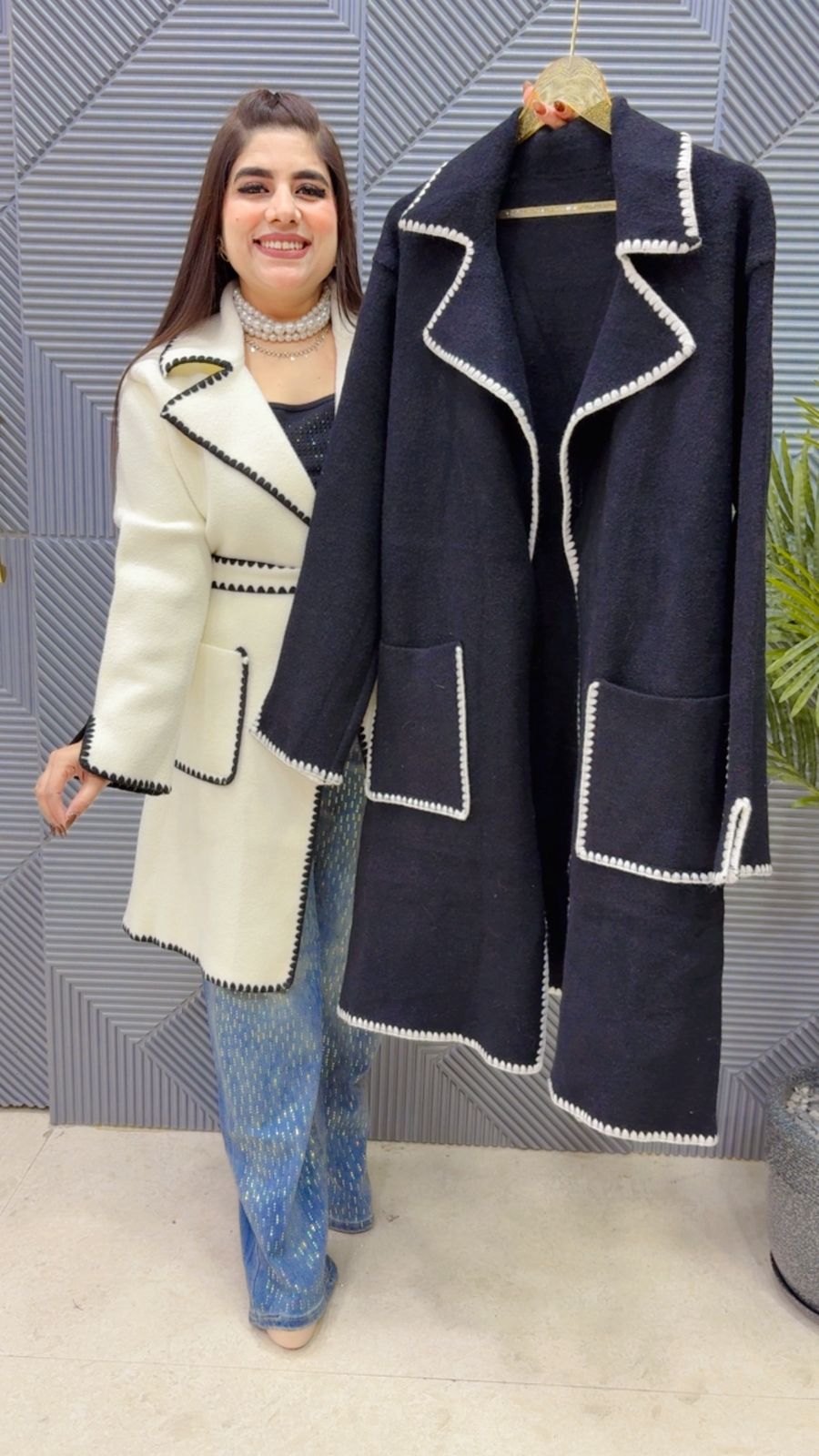 BEAUTIFUL BLAZER COAT WITH BELT GGR4088