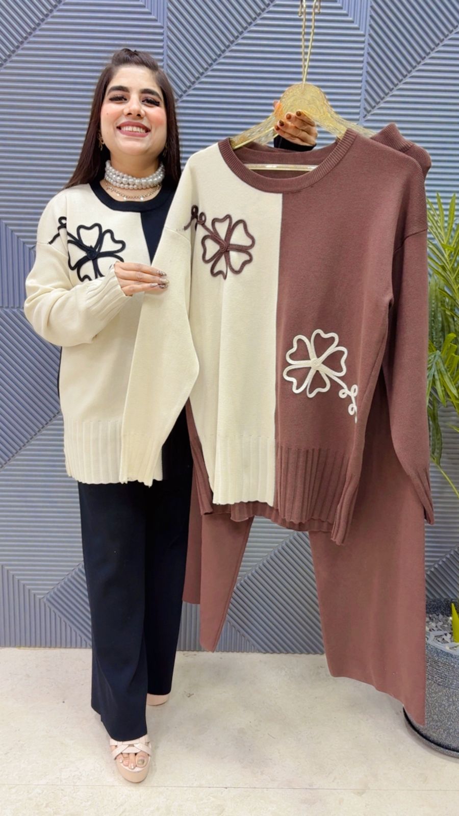 BEAUTIFUL FLOWER CORD SET GGR4090