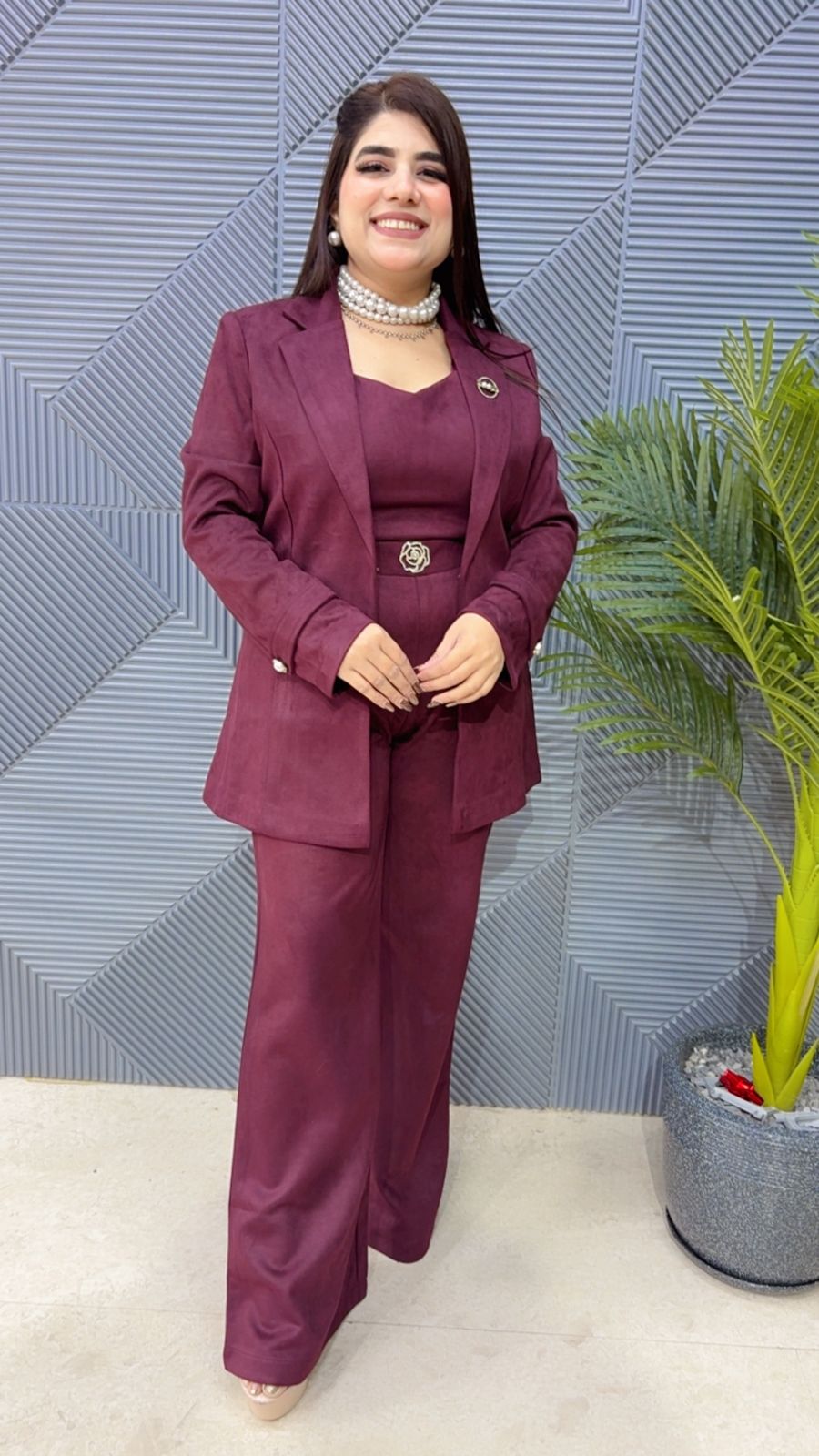 PREMIUM WINTERWEAR BLAZER SET GGR4097