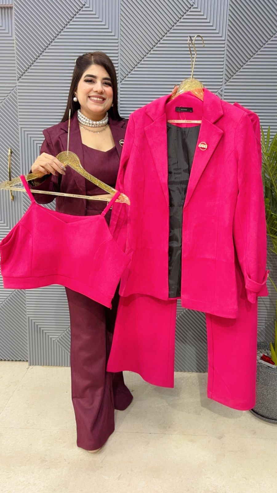 PREMIUM WINTERWEAR BLAZER SET GGR4097