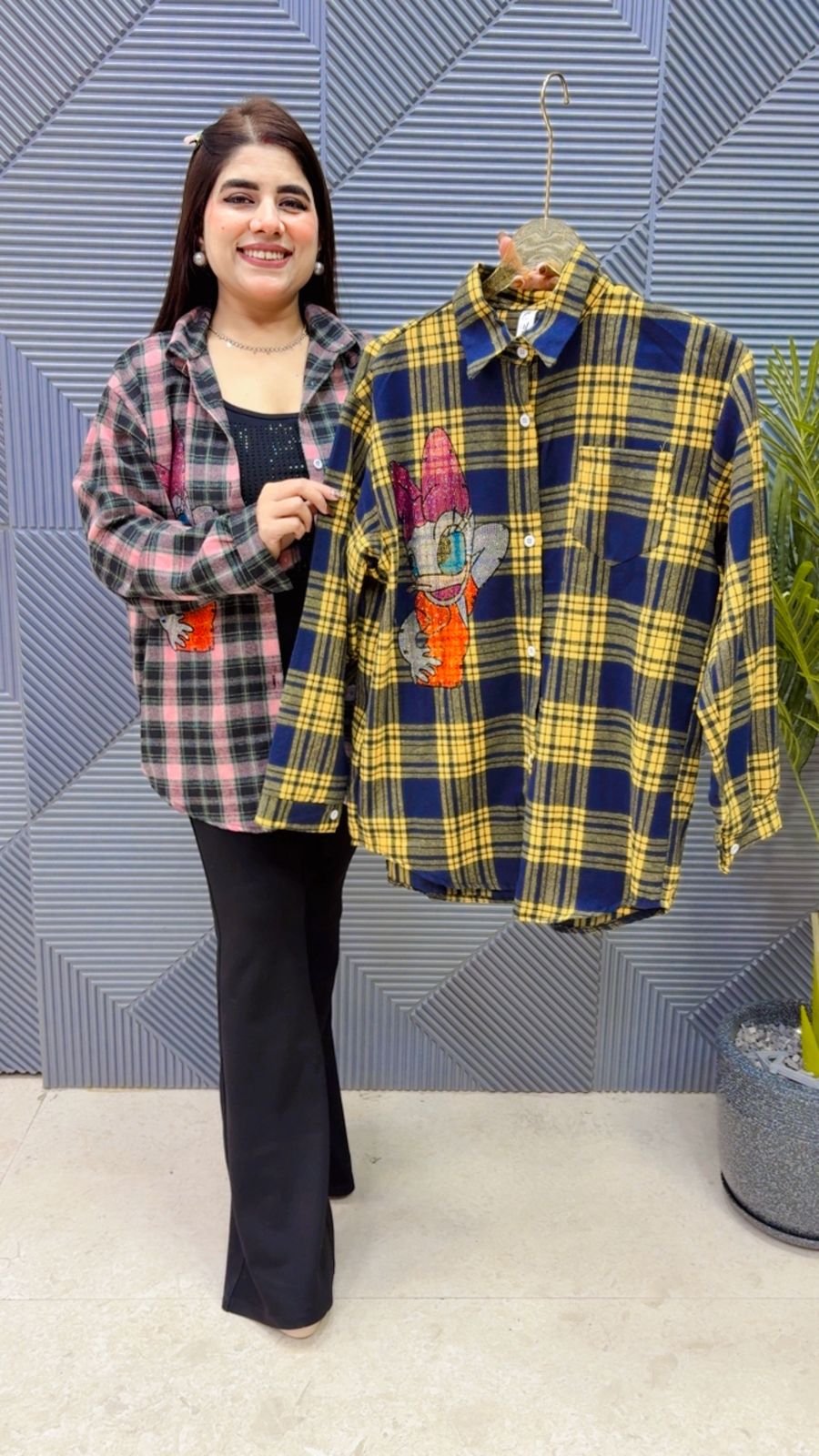 BEAUTIFUL CHECK COTTON SHIRT GGR4101