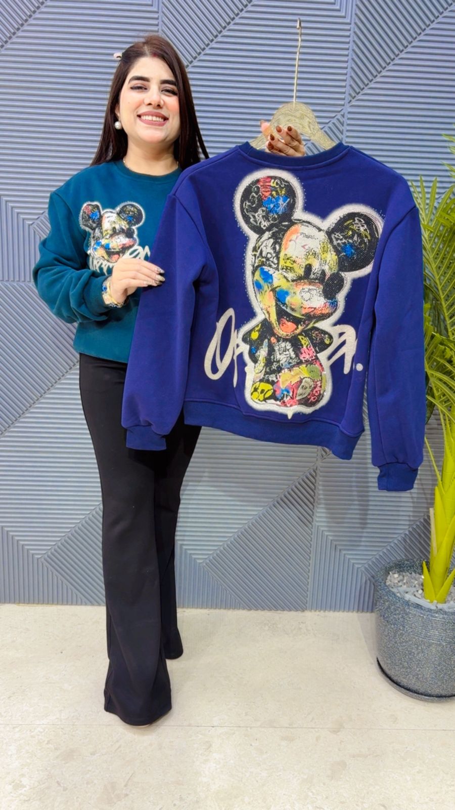 BEAUTIFUL FLEECE SWEATSHIRT GGR4103