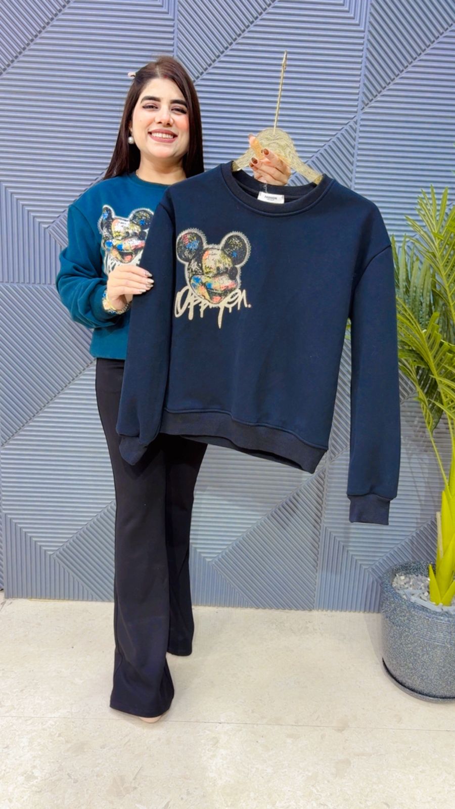 BEAUTIFUL FLEECE SWEATSHIRT GGR4103