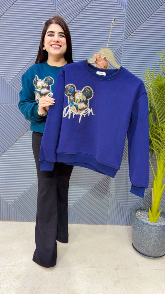 BEAUTIFUL FLEECE SWEATSHIRT GGR4103