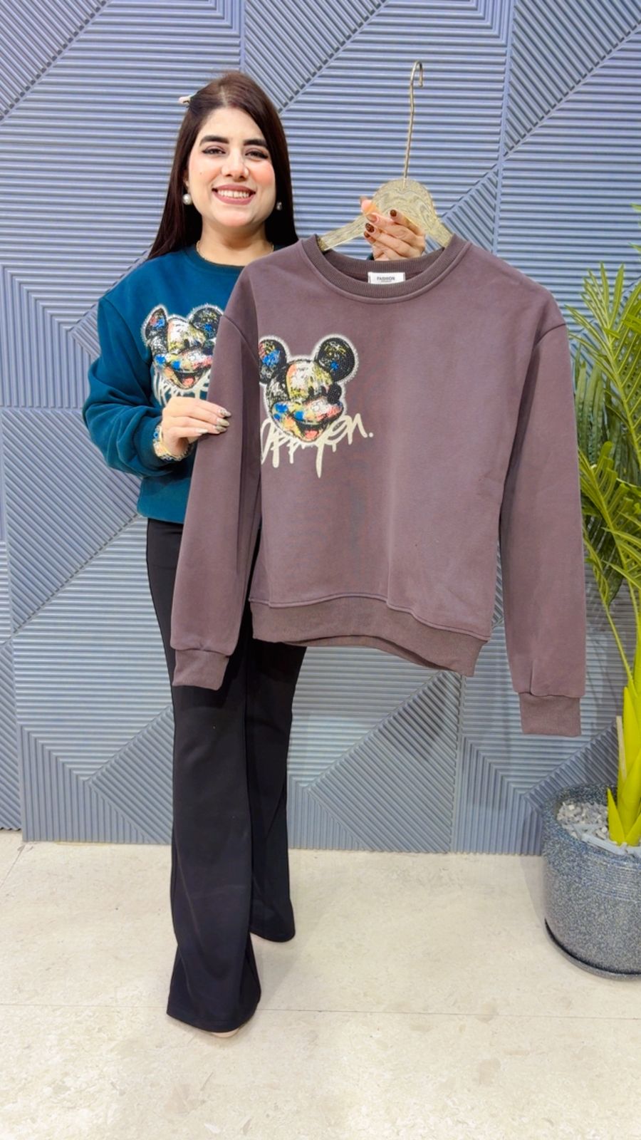 BEAUTIFUL FLEECE SWEATSHIRT GGR4103