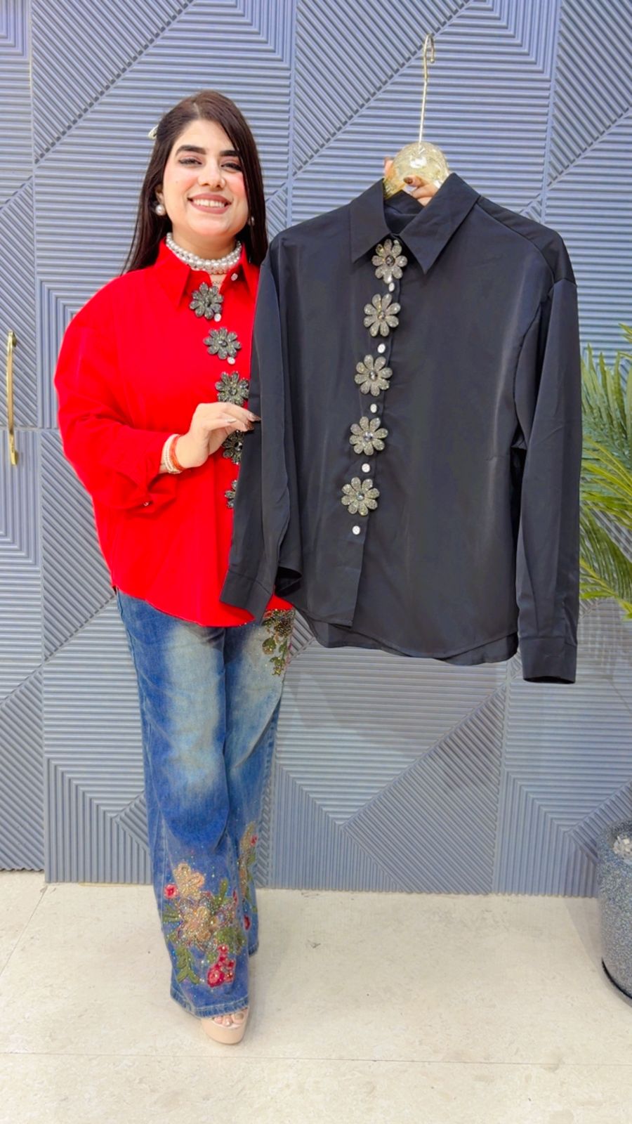 BEAUTIFUL SHIRT GGR4120 Girls Glitters
