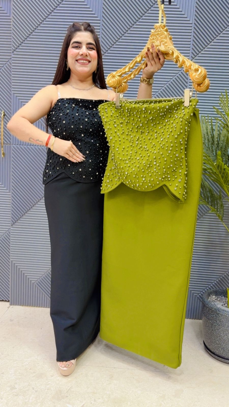 BEAUTIFUL TUBE SKIRT SET GGR4125