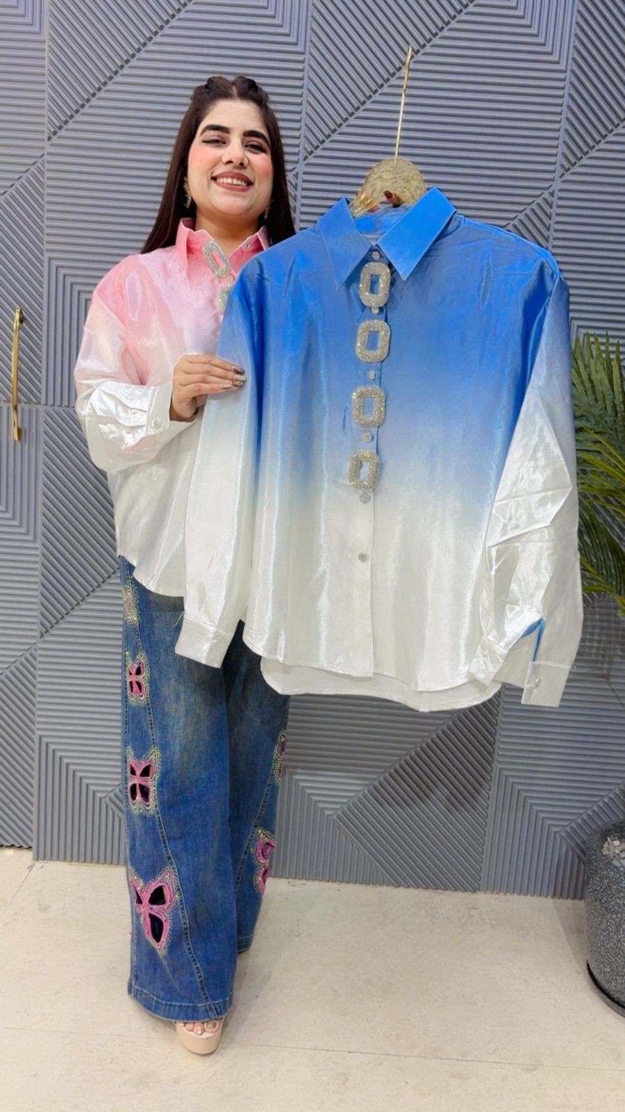 BEAUTIFUL SHIRT GGR4128 Girls Glitters