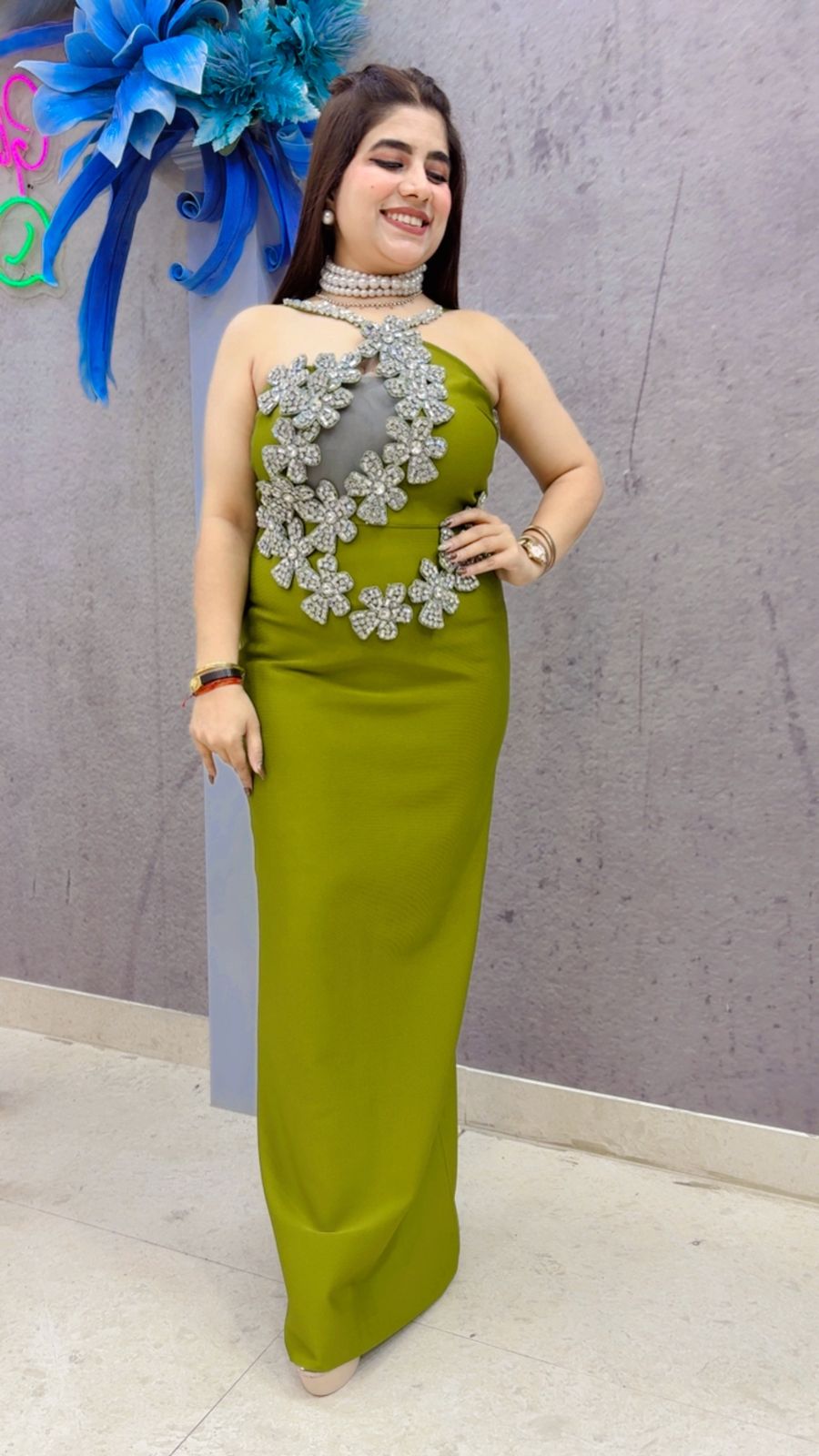 BEAUTIFUL STUDDED WORK DRESS GGR4133