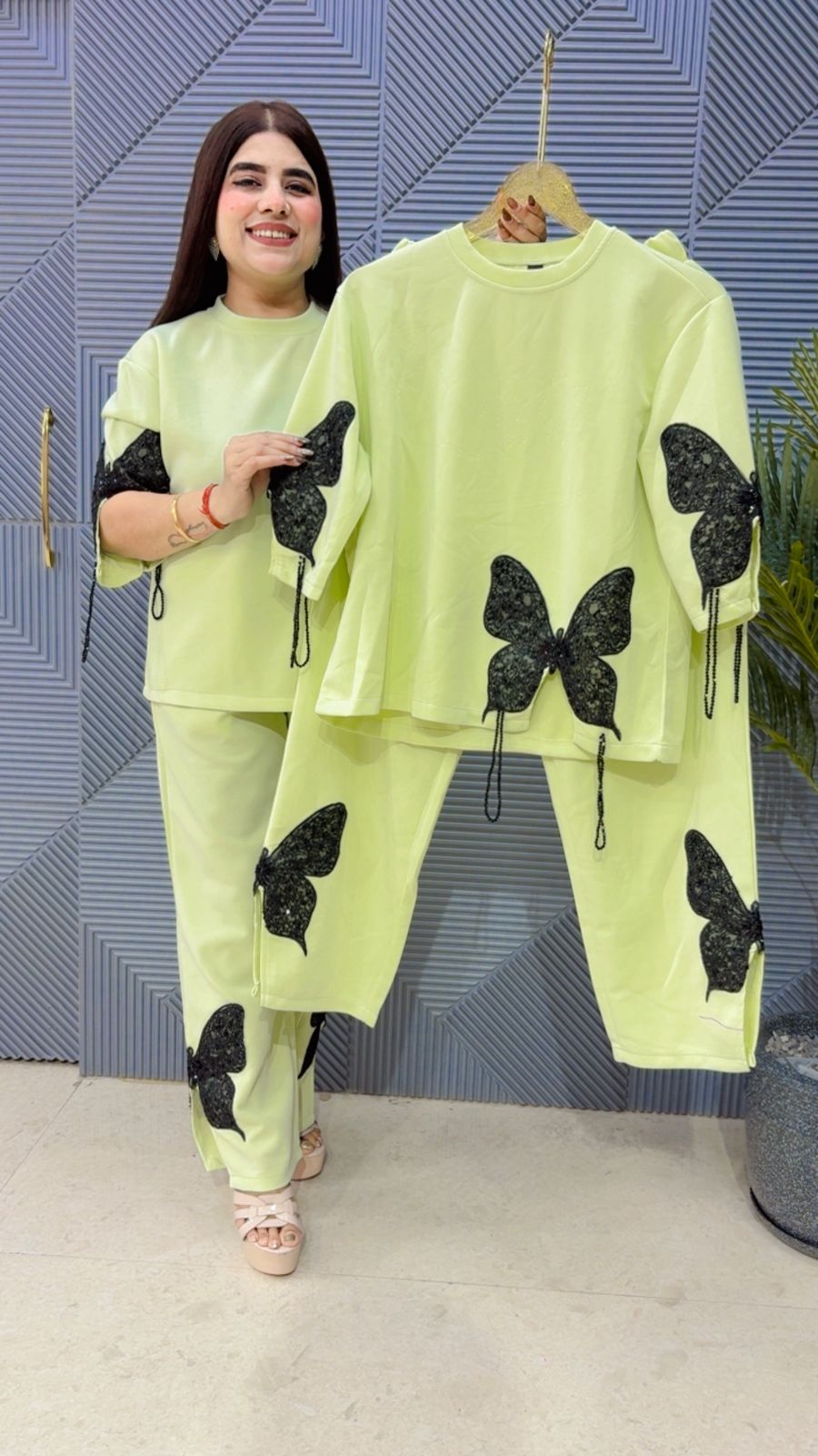 BEAUTIFUL BUTTERFLY CORD SET GGR4136