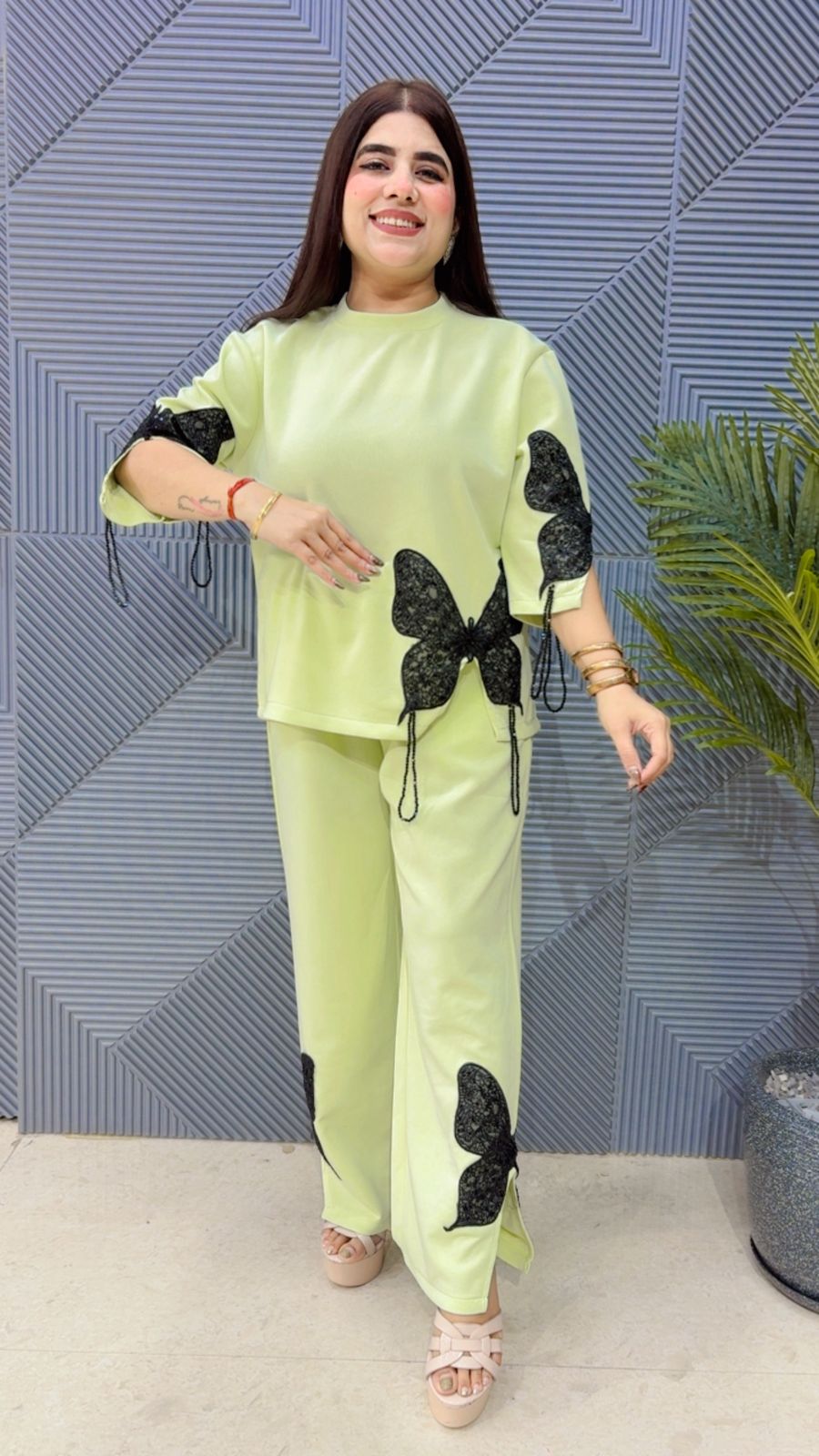 BEAUTIFUL BUTTERFLY CORD SET GGR4136