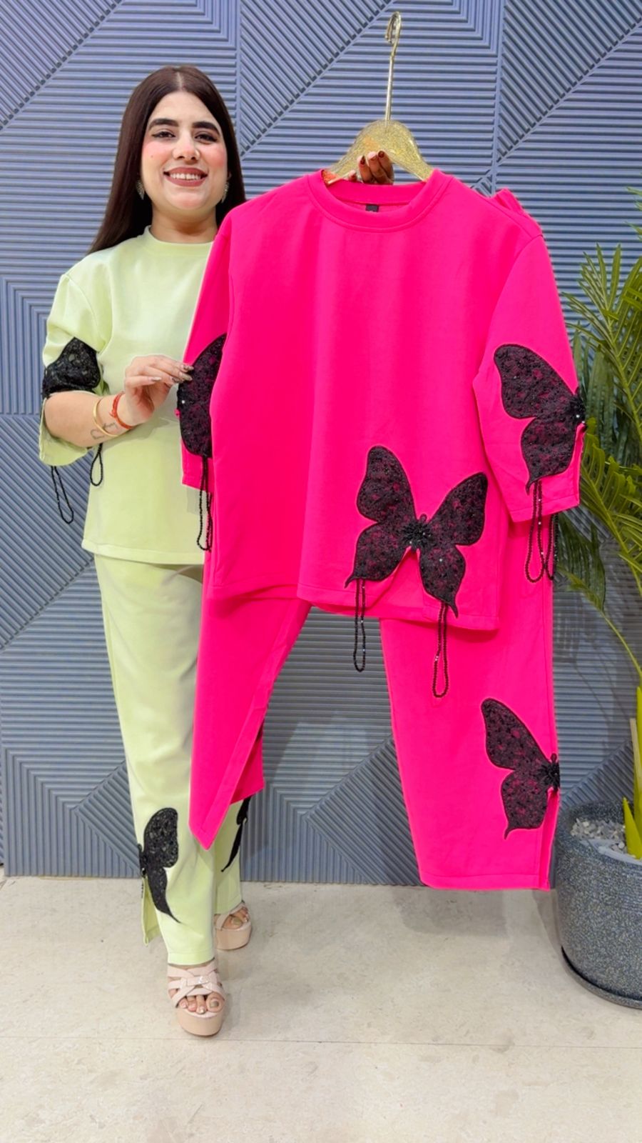 BEAUTIFUL BUTTERFLY CORD SET GGR4136