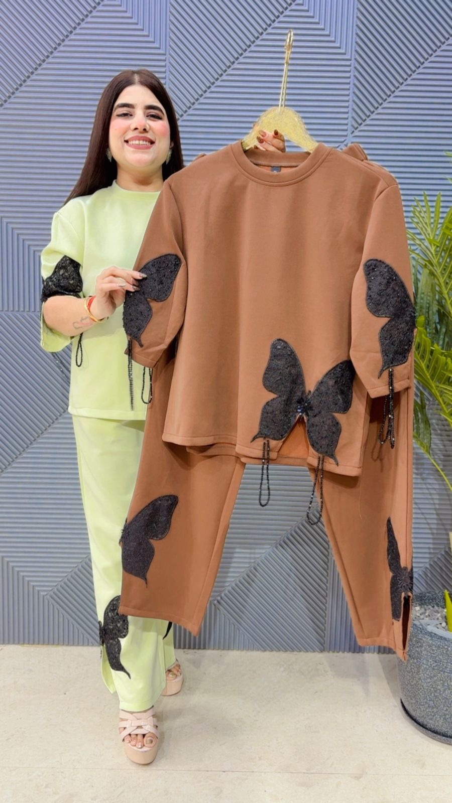 BEAUTIFUL BUTTERFLY CORD SET GGR4136