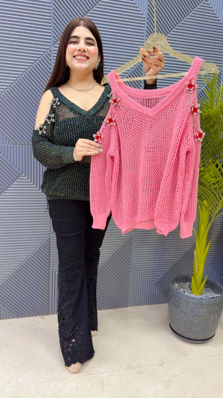 BEAUTIFUL QUERSIA NET TOP GGR4140