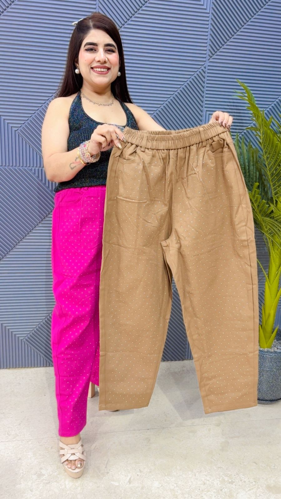 BEAUTIFUL COTTON DENIM JEANS GGR4146 Girls Glitters
