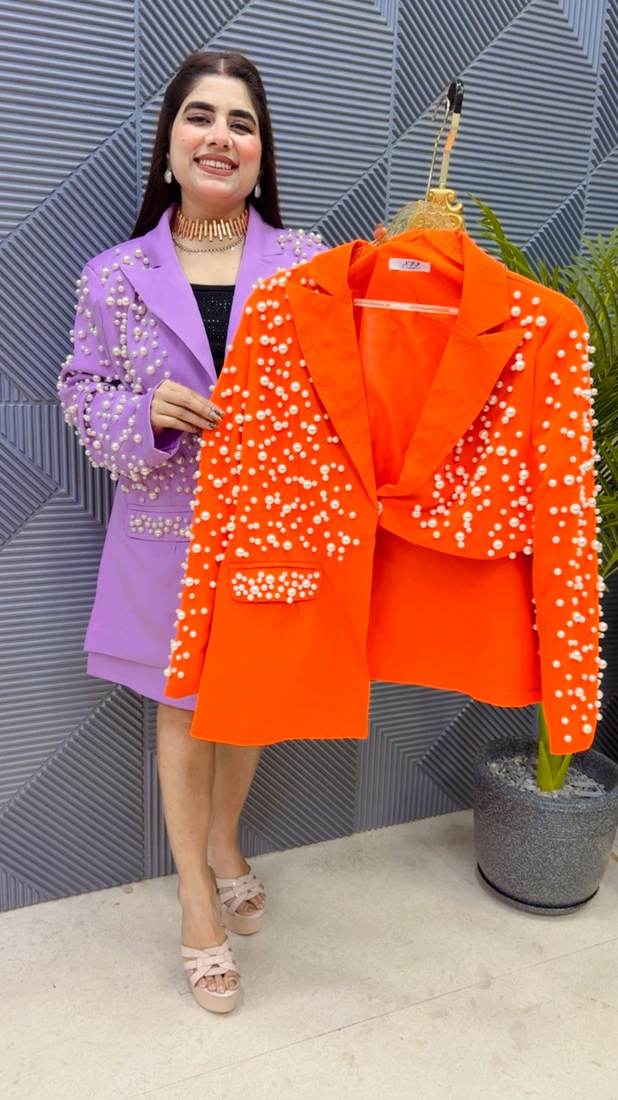 BEAUTIFUL BLAZER SKIRT SET GGR4154 Girls Glitters